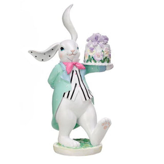 Easter Sweet Shop Gentleman or Lady Bunny with Mini Cake MT25740