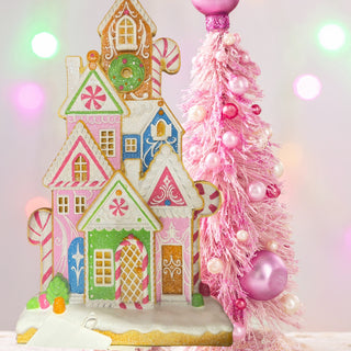 PRE-ORDER 16" Peppermint Gingerbread Village 4510373
