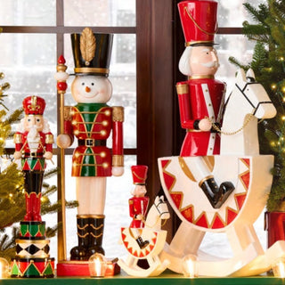 PRE-ORDER Raz 18" Red White and Green Nutcracker 4512262