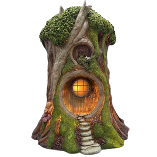 December Diamonds 1-Story LED Fairy House- I'm a Fairy Collection 55-55484