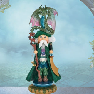 18" Hollywood Nutcrackers™ Wizard With Dragon Nutcracker