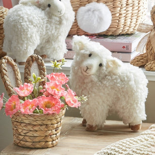 Raz Easter 8.5" Natural Basketweave Bunny Ear Baskets 4503407
