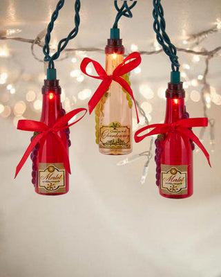 Christmas Light Strands & Santa Lights