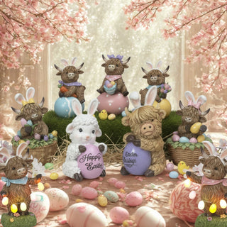 Easter Highland Cows