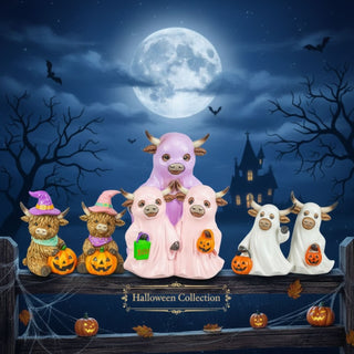 Halloween Highland Cows