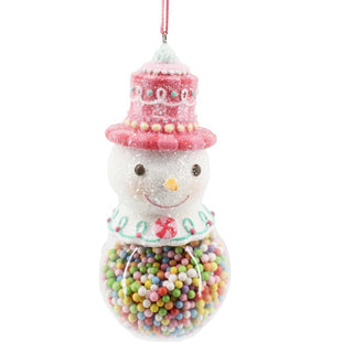 Sweet Shop Snowman Bubblegum Ornament 29-29308