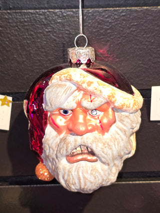 Len Simon Gorenaments Halloween Christmas Glass Ornament