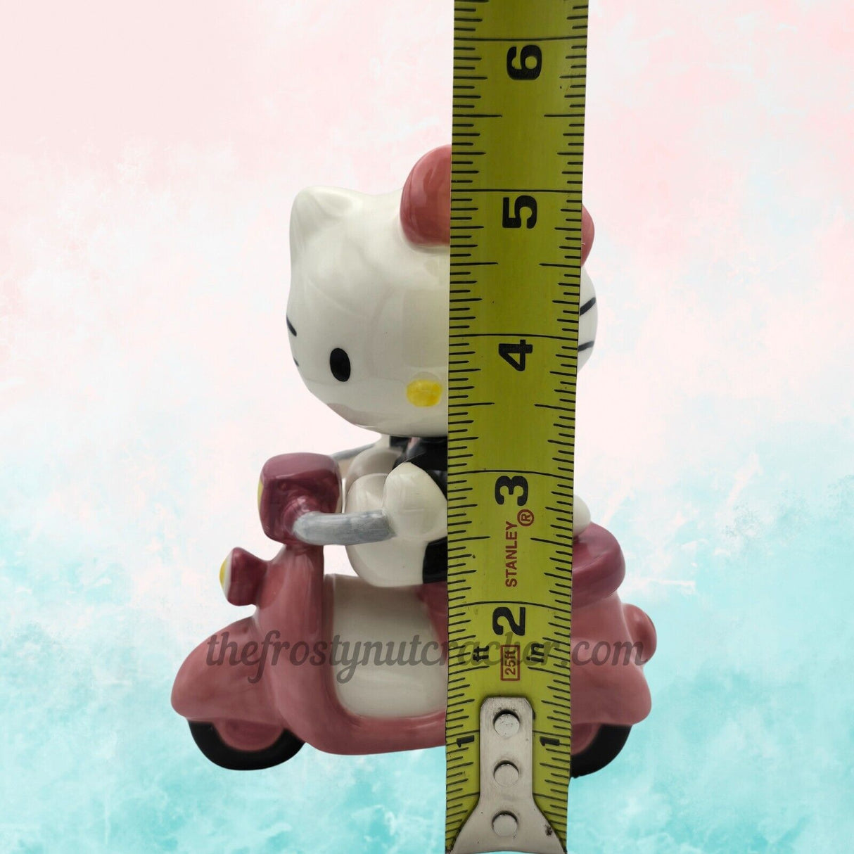 Hello Kitty on Scooter Ceramic Figurine