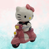 Hello Kitty on Scooter Ceramic Figurine