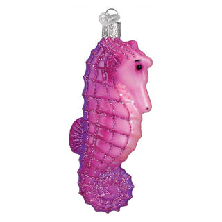 Pre-Order Pink Shimmering Seahorse Ornament 12745
