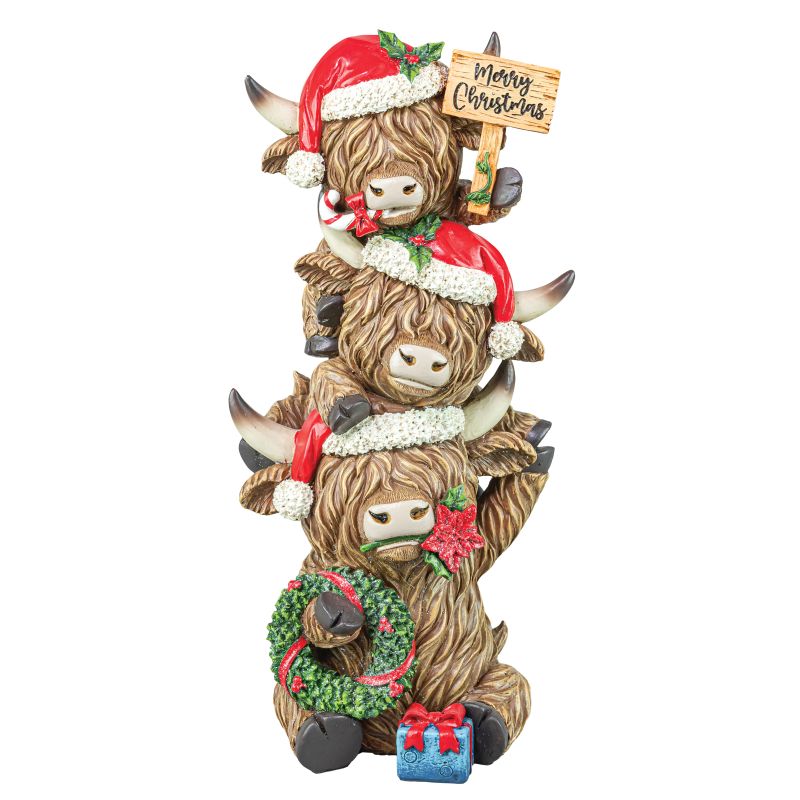 Christmas Highland Cow Festive Stacker 15521 – The Frosty Nutcracker ...