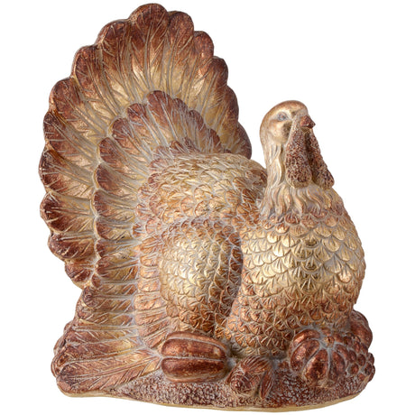 Amber & Copper Turkey Tabletop Centerpiece Decor