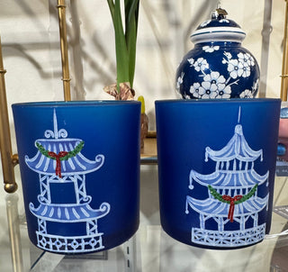 Box of Pagoda Pattern Votive Candle Holders 4624798