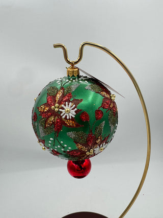 5" Christmas Colors Ornament by HeARTfully Yours - Option 2