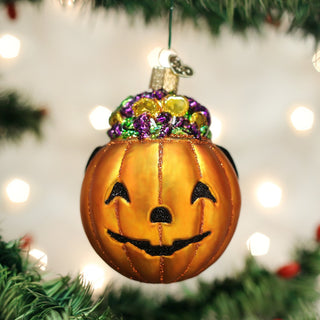 Halloween Trick-or-treat Pumpkin Ornament 26083