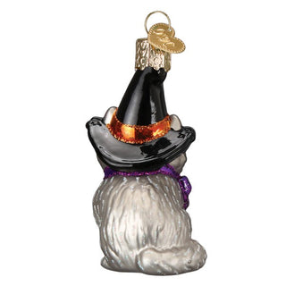 Halloween Witch Kitten Ornament 26089