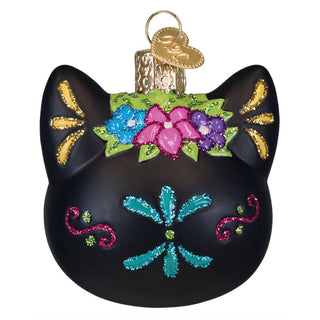 Day Of The Dead Dia De Los Muertos Black Cat Ornament 26099