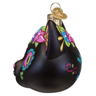 Day Of The Dead Dia De Los Muertos Black Cat Ornament 26099