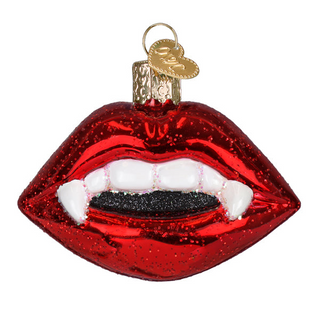 Halloween Vampire Lips Ornament 26104