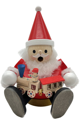 Richard Glaesser Santa w/ Train Mini German Smoker 26498