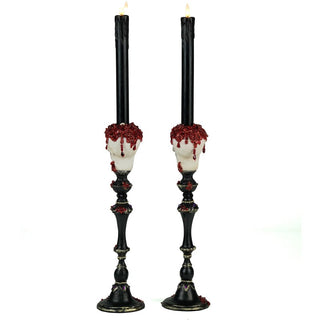 Pre-Order Skull Candlesticks Set of 2  28-628312