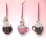 PRE-ORDER December Diamonds Cocoa Mugs Ornaments Set Candy Towne-29-29031