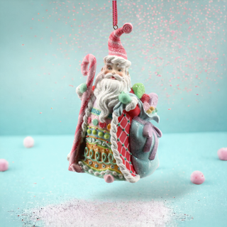 Candy Santa Ornament 29-29749 North Pole Sweet Shoppe