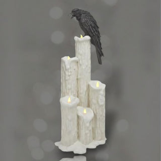 Pre-Order Spooky Halloween LED Candles with Crow