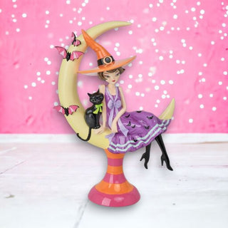 Halloween 15in Witch on Moon