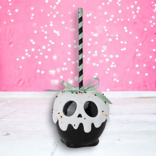 Halloween Green Orange Black Candy Apple Frosted Ghoulish Goodies