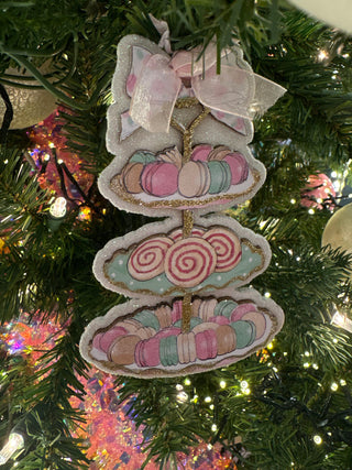 Pre-Order Whimsical Patisserie High Tea Party Ornament Set T3926