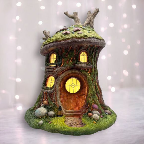 PRE-ORDER December Diamonds 2 Story LED Fairy House- I'm a Fairy Collection 55-55483