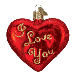 Pre-Order I Love You Heart Ornament 30021
