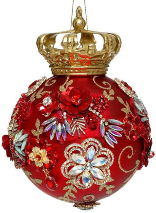 Pre-order Crown Jewels Ornament, Red - 7 Inches