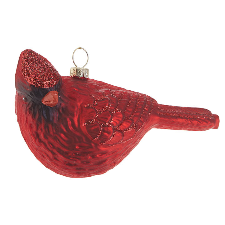 Raz 5.25" Glass Cardinal Ornament 3824679