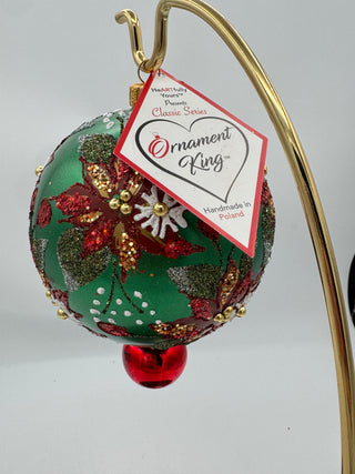 5" Christmas Colors Ornament by HeARTfully Yours - Option 2