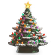 Raz 8" Lighted Vintage Christmas tree with timer