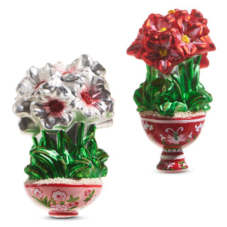 Pre-Order 5" Potted Amaryllis Ornament Christmas in the Garden 4352889