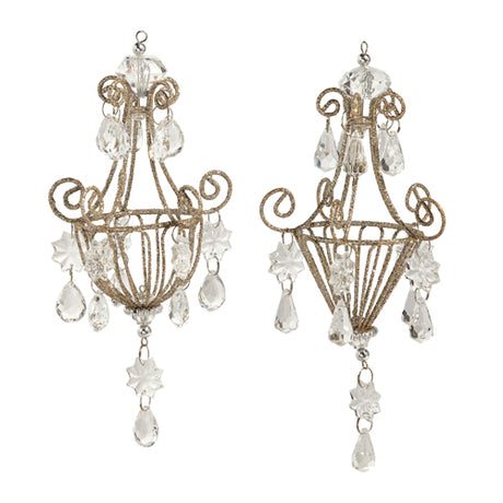 Raz 6.5" Chandelier Ornament Set