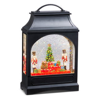 Raz 11" Nutcracker Lighted Water Lantern Waterglobe 4416937-R59