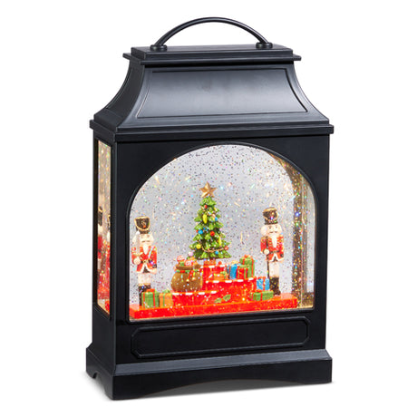 Raz 11" Nutcracker Lighted Water Lantern Waterglobe