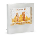 Raz 9" Lighted Gingerbread Lane Water Window