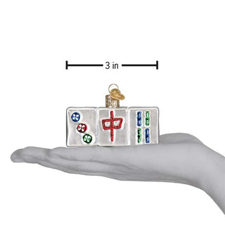 Old World Christmas Mahjong Ornament 44179