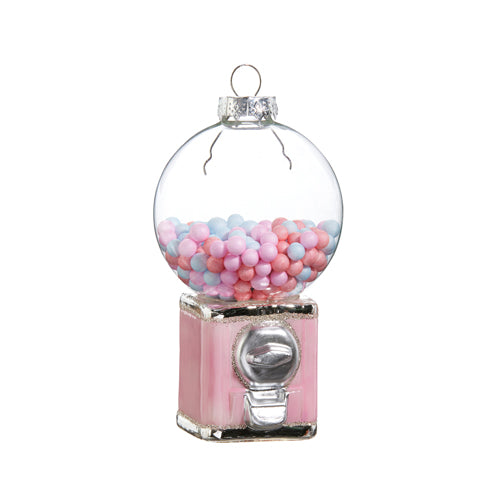 Raz Imports 5" Pink Gumball Machine Christmas Ornament