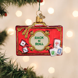 Old World Christmas Rack N Roll Mahjong Ornament 44259