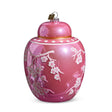 Raz Eric Cortina 6.25" Pink Floral Chinese Jar Christmas 2024