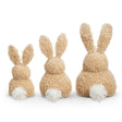 Beige Sherpa Fluff Tail Bunny Family Mom Dad Baby Easter Spring