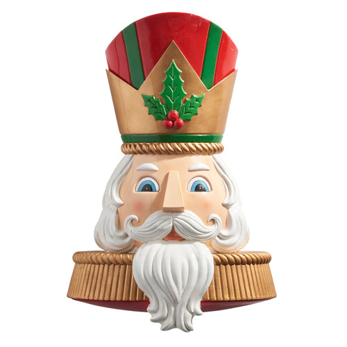 PRE-ORDER Raz 21.5" Nutcracker Head Wall Art 4457605