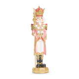 PRE-ORDER Raz 20" Lighted Pink Nutcracker w/ Staff  4501677