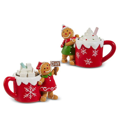 PRE-ORDER 5.5" Hot Cocoa Chingerbread Figurines Set 4504915